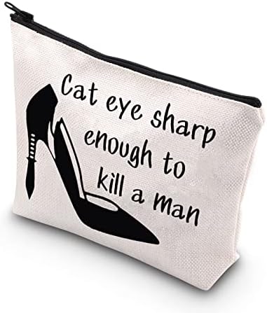 VAMSII מאהב מאהפ איפור תיק חתול עין חדה מספיק כדי להרוג את תיק הנסיעות של הערכת מוסיקה של גבר