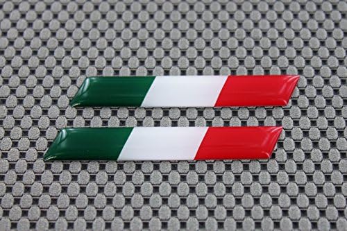 איטליה דגל דוקאטי אפריליה מדבקה מדבקה זוג 3 x 0.5