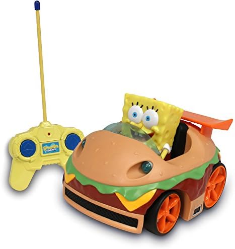 נקוק שלט רחוק פטי קראבי עם רכב בובספוג & מגבר; משחק-מהיר, משחק ילדים מוסיקלי-צלילים מצחיקים-לגלגל
