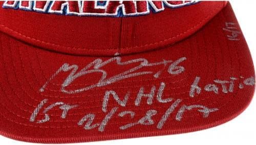 Mikko Rantanen Colorado Avalanche חתימה חתימה כובע ממותג עם כובע כובע 1 של NHL 2/28/17 כתובת