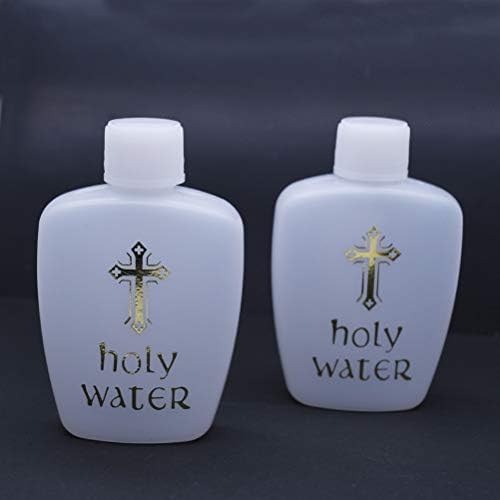 Qingsi 20 יחידות 60 מל בקבוקי מים קדושים מפלסטיק מיכל מים קדושים מיכלים קדושים מיכלים ריקים עם