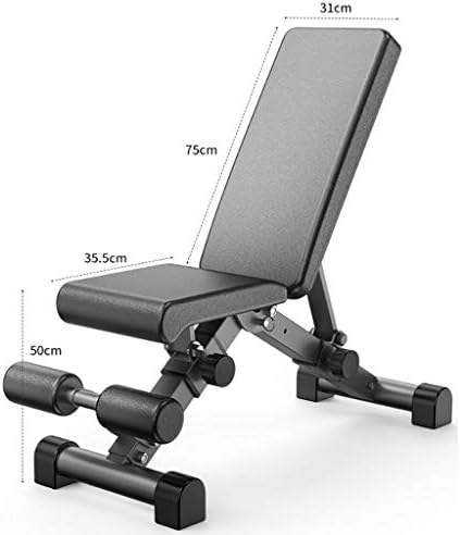 AILI תרגיל ספסל שירות ספסל משקל מתכוונן ספסל משקל מתקפל רב -פונקציונלי לתרגיל גוף מלא ופעילות כושר ביתית אימון