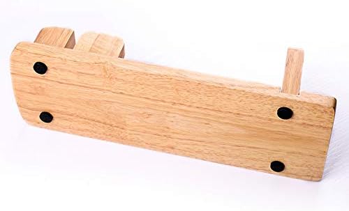 גואנגמינג-עץ סכין בלוק עשוי עץ, מטבח כלי בעל מתלה טבעי אוניברסלי סכין מחזיק מעמד ביתי ללא סכין,
