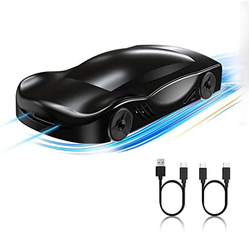 BIRGUS C6 מתאם CarPlay Wireless Carplay החדש ביותר אנדרואיד Auto Auto ו- Carplay 2-in-1 מתאם