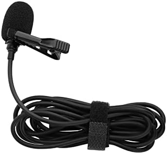Lavalier Microphone Clip-on Lav Mini Micrient הקלטת וידאו ראיונות ביצועים חיים תואמים ל- Insta 360 x3/ One