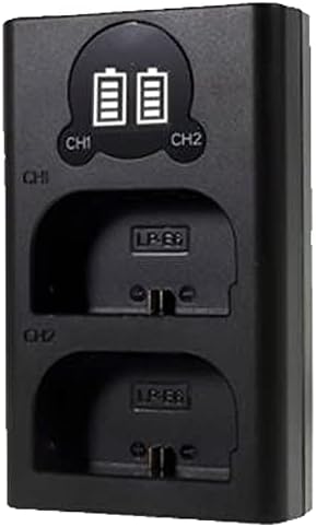 מטען סוללות NB-11L USB כפול עבור PowerShot A2300 A2400 IS A2500 A2600 A3400 IS A3500 IS A4000