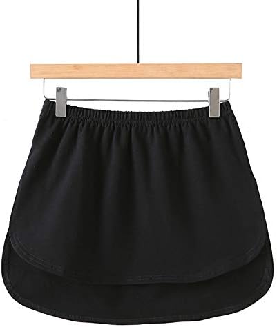 מרחיבי חולצה נשים מזויפות מזויפות טאטאות תחתון תחתון תחרה לקצץ חצי אורך חצאית מיני חולצות מרחיבות