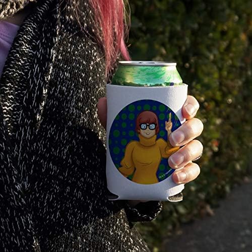 Scooby doo velma אופי יכול להתקרר - לשתות שרוול חיבוק מבודד מתקפל - מחזיק מבודד משקאות