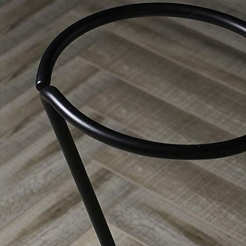 מטריית דמוניז מעמד מתכת, מחזיק מטריית ברזל יצוק עם מגש טפטוף סגנון נורדי פשוט/שחור
