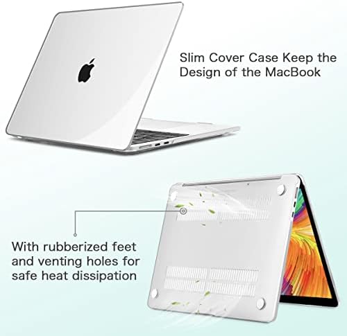 CONBOVO תואם לאוויר MacBook חדש 13.6 אינץ 'מארז 2022 M2 A2681, מארז פגז קשה מפלסטיק ומגן מקלדת ומגן