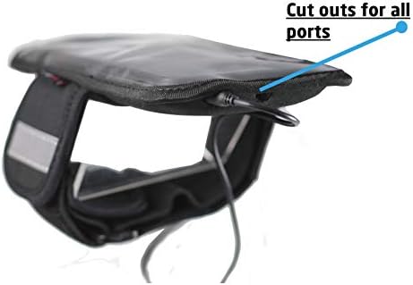 Navitech שחור ריצה/ריצה קלה/רכיבה על רכיבה על מים עמידים בפני מים ספורט תואם ל- LG G8 ThinQ
