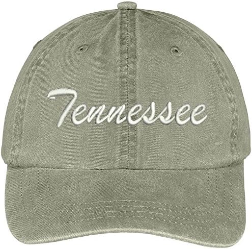 טרנדי הלבשה חנות טנסי המדינה רקום נמוך פרופיל מתכוונן כותנה כובע