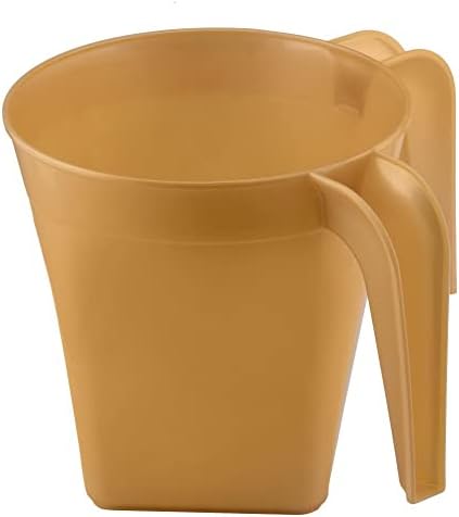 י. ב. מ. כוס שטיפת פלסטיק מרובעת ביתית, עמידה לאורך זמן, לשטיפת ידיים פולחנית, 1332 וואט