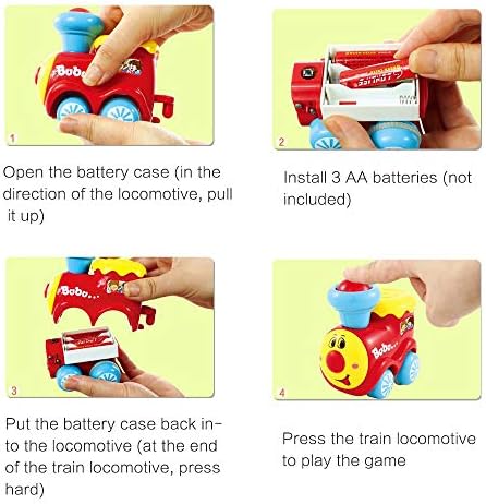 סט מתנע רכבת צעצועים קלאסי של Baoli - מסלולים ואביזרים, מכוניות רכבת לפעוטות וילדים גדולים יותר