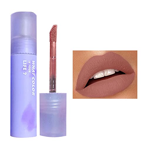 מתנה עבור בנות יומי מוצרי קוסמטיקה שפתון עם שפתיים איפור קטיפה לאורך זמן גבוהה פיגמנט עירום צבעים