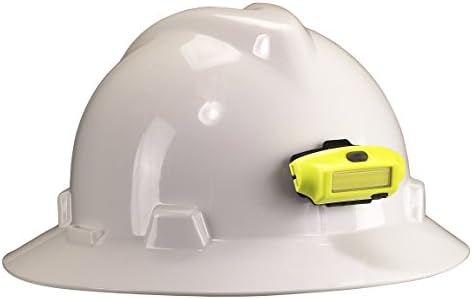 Streamlight 61700 Bandit 180-Lumen נטען פנס LED פנס עם כבל USB, קליפ כובע וסיום ראש אלסטי, LED לבן, צהוב