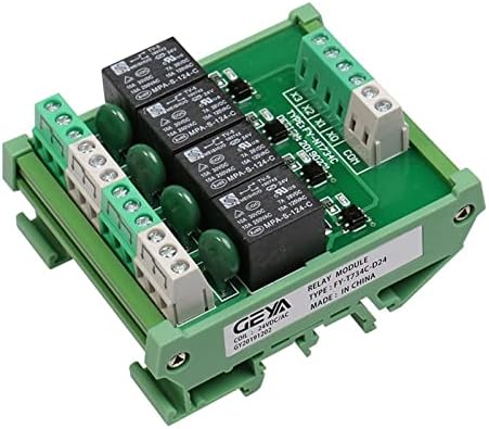 4 מודול ממסר ערוצים 1 SPDT DIN מסילה הר 5V 12V 24V DC/AC ממשק מודול ממסר עבור PLC 230V