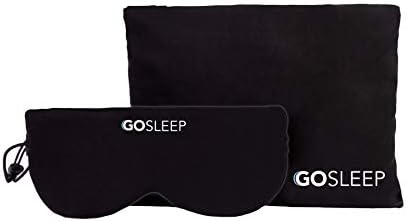 כרית נסיעות GOSLEEP - מסכת שינה וכרית קצף זיכרון המונעת מתנדנדות ראש וחוסמת אור לשינה טובה יותר