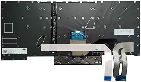 מקלדת החלפת מחשב נייד תואמת ללנובו ט14 דור 2 עמ '1 ג' 4 איקס1 קיצוני ג '4 פריסה ספרדית תאורה אחורית