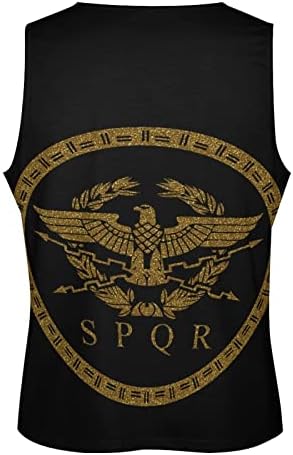 רומי אימפריה סמל גברים של גופייה קיץ אימון חולצות כושר טי חולצות ללא שרוולים