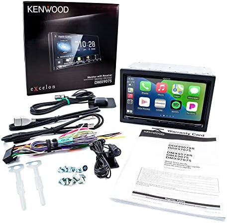 Kenwood Excelon DMX907S 6.95 סטריאו מכונית בלוטותית מולטימדיה דיגיטלית עם USB, AM/FM HD, DIN DIN, Apple Carplay