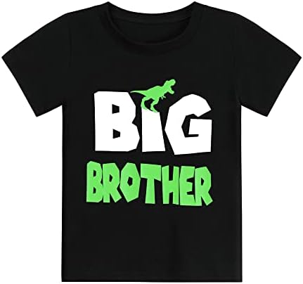 החולצה של האח הגדול של הפעוט הכרזת הריון של חולצות טריקו לקידום Big Bro Tees Boys Summer שרוול קצר עליון 2-7 שנים