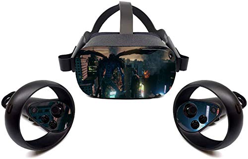 Oculus Quest vr אוזניות מדבקת עור גיבור העל נלחם במדבקות ויניל לאוזניות ובקר מאת Ok anh yeu