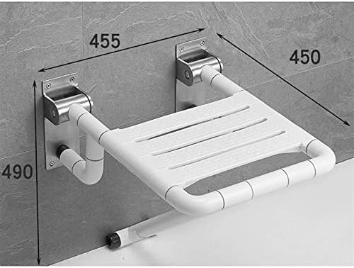שרפרף אמבטיה של אמבטיה DVTEL מתקפל על שרפרף אמבטיה קיר שאינו החלקה על שרפרף אמבטיה צואה קיר צואה לשינוי