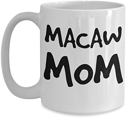 ספל MACAW MOM - כוס קפה תה קרמיקה של 11oz - מושלם לנסיעות ומתנות