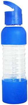 בקבוק זכוכית אישי של גל חדש Enviro, כחול, 20 גרם