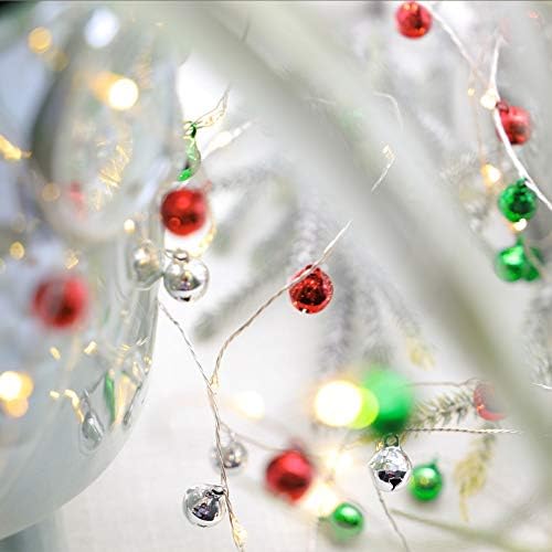 אורות לחג המולד של מנגנן ג'ינגל פעמון פנסי מיתר מיתר מיתרים