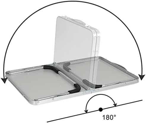 Kfjbx נייד שולחן קיפול חיצוני קמפינג פיקניק סגסוגת סגסוגת סגסוגת שולחן מחשב שולחן מחשב שולחן מים הוכחה עמידה