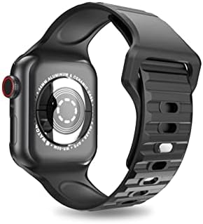 רצועת שעון סיליקון רכה עבור iWatch Ultra SE2 SE סדרה 8 7 6 5 4 3 2 1, רצועת ספורט תואמת להקת Apple