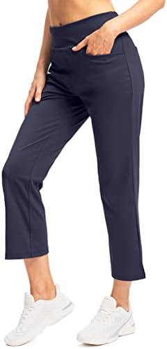 מכנסי גולף לנשים SOOTHFEEL עם 5 כיסים מכנסי טרנינג מותניים בעלי מותניים מנסים נסיעות אתלטיות