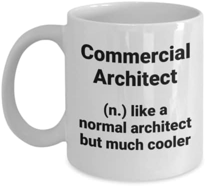 אדריכל מסחרי ספל אדריכל מסחרי קפה כוס קפה אדריכל מסחרי רעיון מתנה: אדריכל מסחרי כמו מעצב רגיל