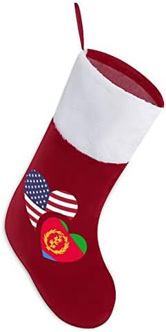 אריתריאה ארהב דגל מגרש חג המולד בהתאמה אישית לבית עץ חג המולד קישוטי תלייה