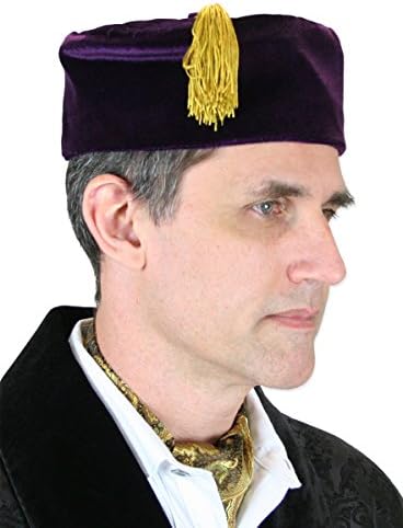 היסטורית אמפוריום גברים של קטיפה צמר עישון כובע