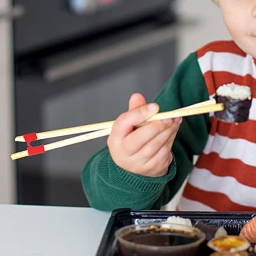 כלים לילדים לוקסיני 6 יחידות עוזרים למקלות אכילה לשימוש חוזר מאמנים מקלות אכילה צירים מחבר אימונים