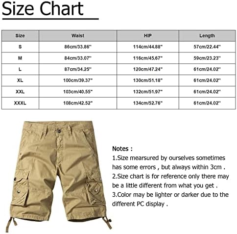 מכנסי מטען לגברים של Ymosrh מכנסיים קצרים בקיץ מכנסיים קצרים מכנסי טרנינג רופפים מכנסיים קצרים
