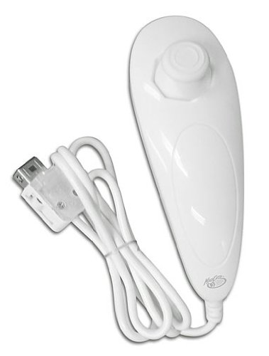 Wii wired z -chuk - לבן