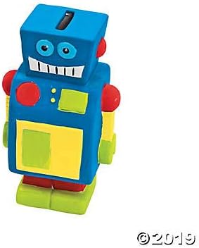 בנק קרמיקה לרובוט DIY - עושה 12 - מלאכות לילדים ופעילויות ביתיות מהנות