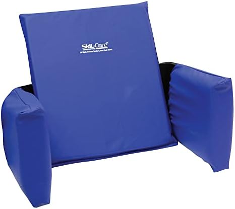 סקיל-טיפול 706055 כרית תמיכה לרוחב רפואית עם לוחות צד מתכווננים לכיסאות גלגלים, כיסא גרי או כסאות סטנדרטיים,