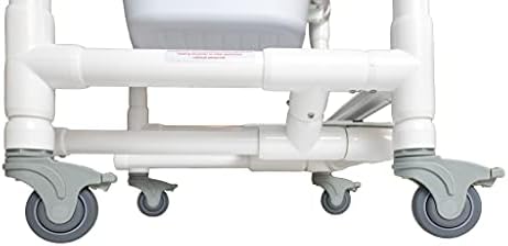3 החלפת גלגלים עבור דלוקס מתגלגל מקלחת כיסא עם זרוק זרועות-מתאים דגם ד ל-1