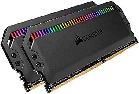 Corsair Dominator Platinum RGB 32GB DDR4 3600 C14 1.45V AMD זיכרון אופטימיזציה- שחור, CMT32GX4M2Z3600C14