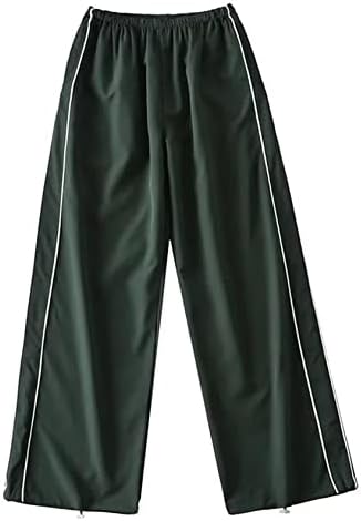 מכנסי מסלול רחבים של ARSSM Crage Y2K מכנסי מצנח מכנסי רגל רחבים מכנסיים רופפים מכנסיים רופפים מכנסיים