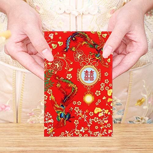 80 יחידות 2021 סיני חתונה כסף מחזיק סיני אדום מעטפת מזל כסף מנות אדום מנות לחתונה