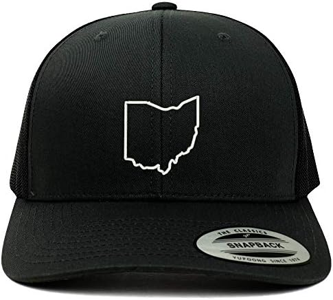 טרנדי הלבשה חנות פלקספיט עבה אוהיו המדינה מתאר רקום רטרו נהג משאית רשת כובע