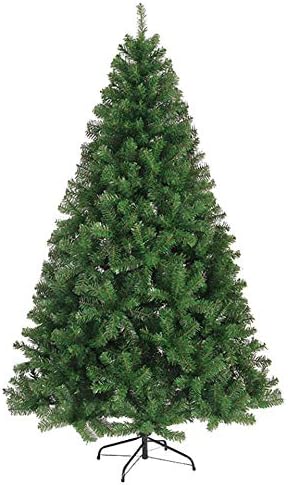 עץ חג המולד מלאכותי של Cywyq PVC, עצים מעוטרים ירוקים פרימיום אוטומטי פרימיום אשוח צייר מתכת עמדת מתכת