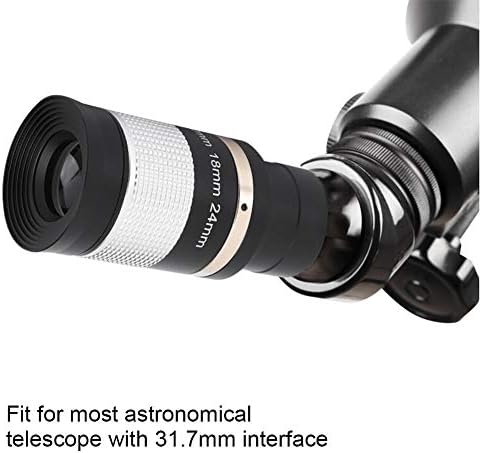 עינית טלסקופ 1.25in 8-24 ממ זום עינית עדשה אופטית מרובה מצופה, מצלמה אסטרונומיה תצפית דינמית, לטלסקופ צפייה פלנטרית