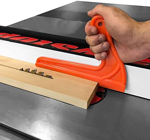 ערכת בטיחות 5 pc ו -2 חסימות דחיפה של Gator Grip אידיאלי לעובדי עץ לשימוש על מסורי שולחן, שולחנות נתב, מפרקים